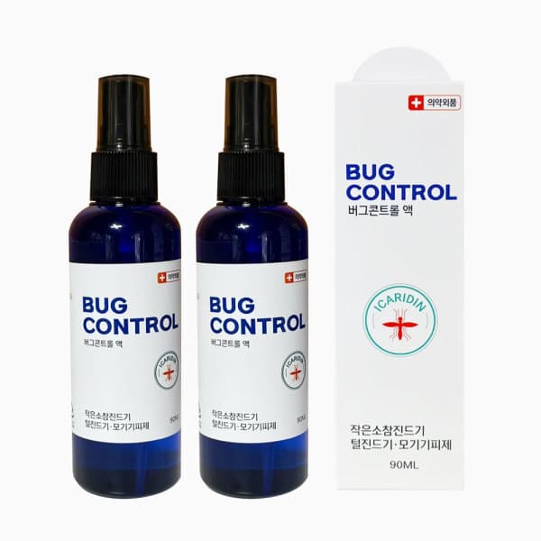 J-ONE 버그컨트롤 90ml 2개 이카리딘 15% 모기 진드기 기피제 - 최저가 18,000원