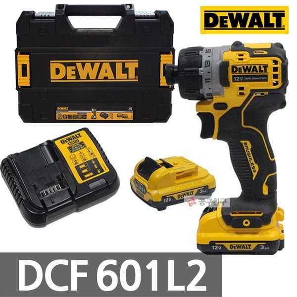 신세계몰 디월트 DCF601L2 충전 스크류드라이버 12V 3.0AH 2개 - 최저가 221,680원