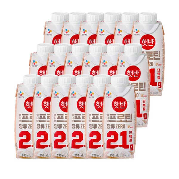 CJ제일제당-스타배송 얼티브 프로틴 쌀밥맛 250mlx18입 - 최저가 31,000원