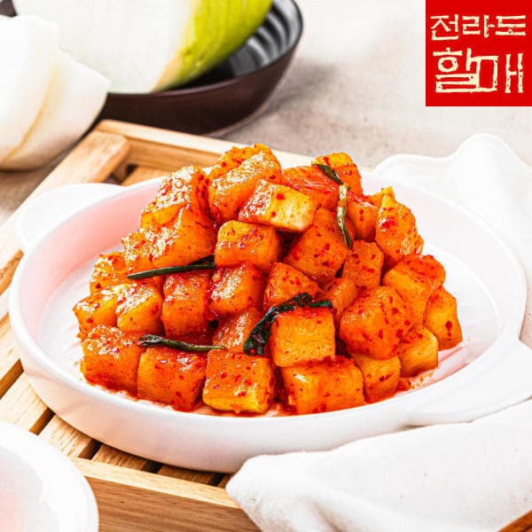 jeolladogranny 전라도할매 국내산 프리미엄 깍두기 2kg +1kg