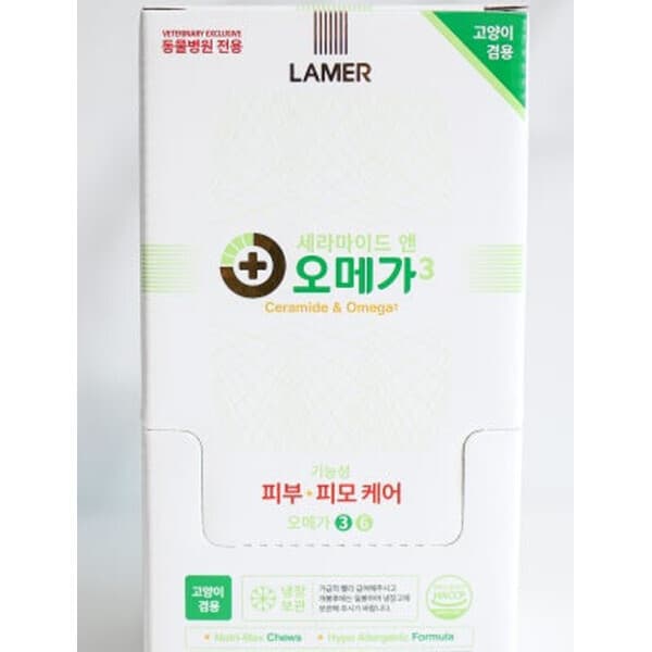 이니제이몰 라메르 세라마이드 앤 오메가3 스틱 30gx10봉 강아지고양이 겸용
