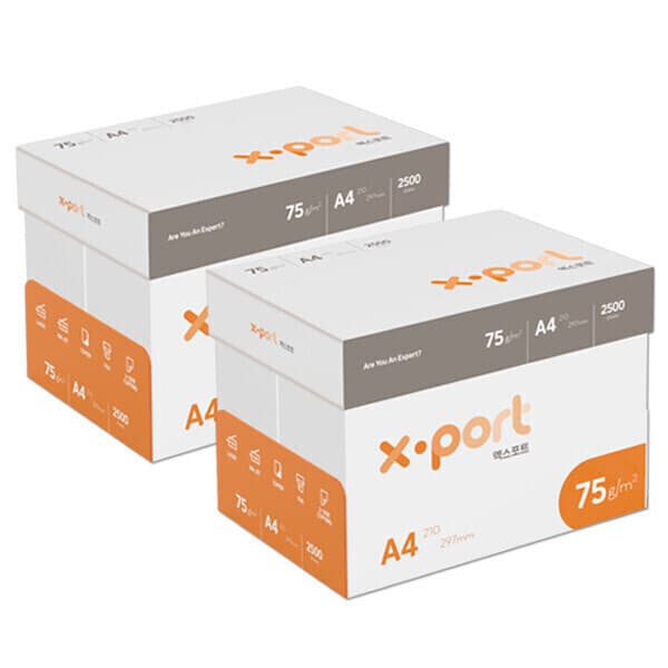 복사용지MRO 엑스포트 A4용지 75g 2박스