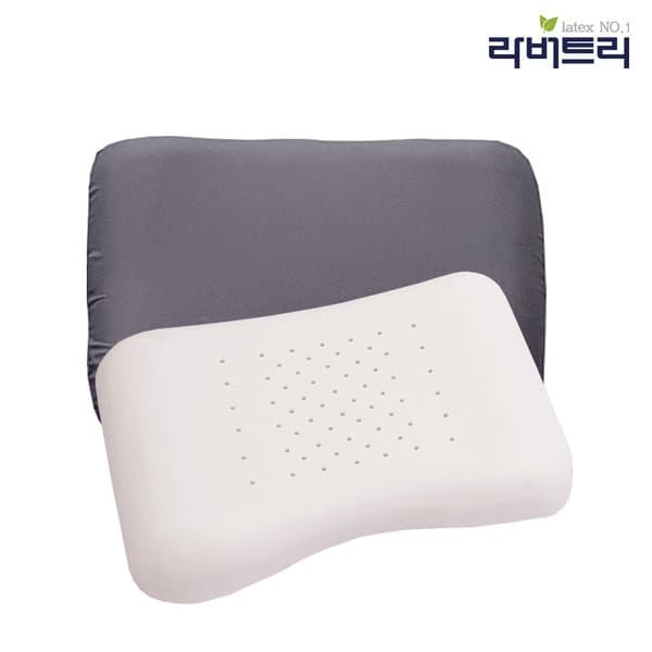 신세계몰 라버트리천연라텍스 땅콩형 기능성베개 + 겉커버 - 최저가 43,620원