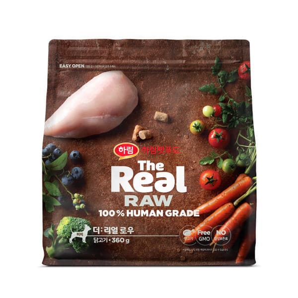 하림펫푸드 더리얼 로우 닭고기 시니어 360g - 최저가 50,000원
