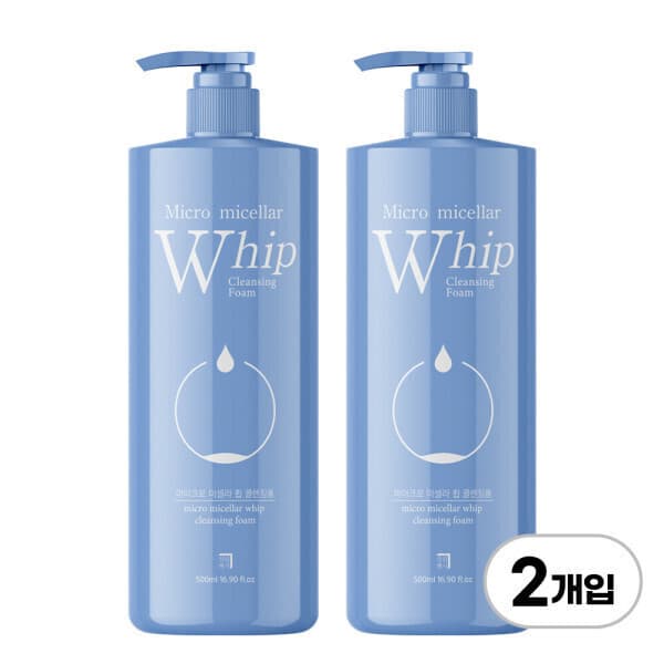 트렌드쇼핑 마이크로 미셀라 휩 폼클렌징 500ml