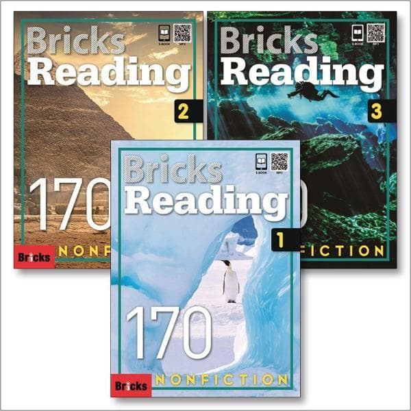 BomBomBooks 브릭스 리딩 논픽션 Bricks Reading Nonfiction 170 세트 전3권