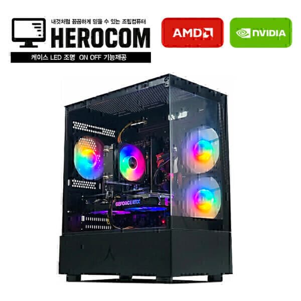 영웅컴퓨터 영웅컴퓨터 게이밍울트라 7546GT 7500F 32G D5 NVME 1T RTX5060Ti 조립PC