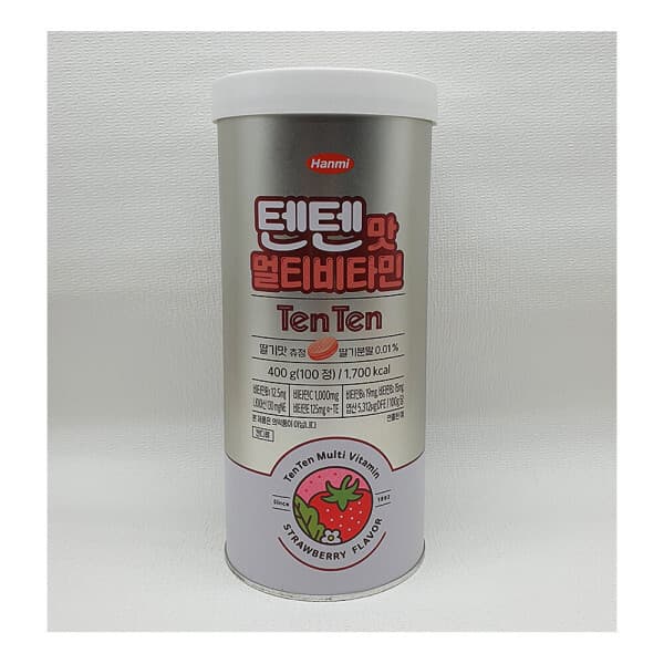 착한창고 한미 텐텐맛 멀티비타민 100정 딸기맛