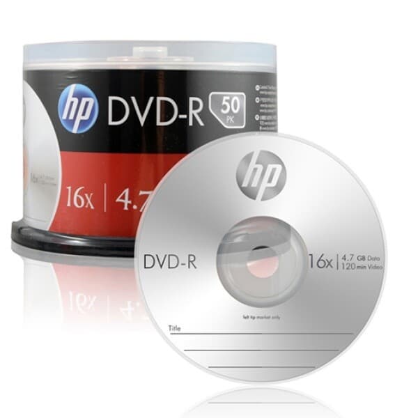 제이제이컴 HP DVD-R 16배속 4.7GB 50매