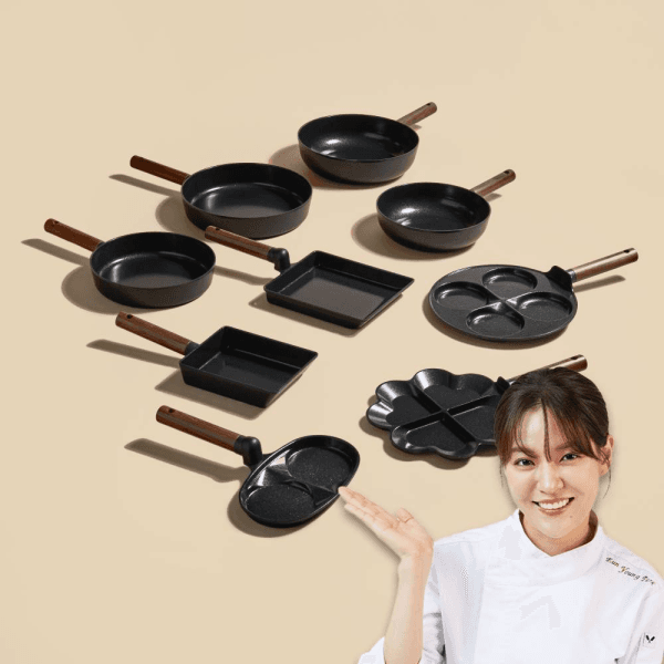 트루쿡 트루쿡 국산 인덕션 세라믹 코팅 블랙 프라이팬