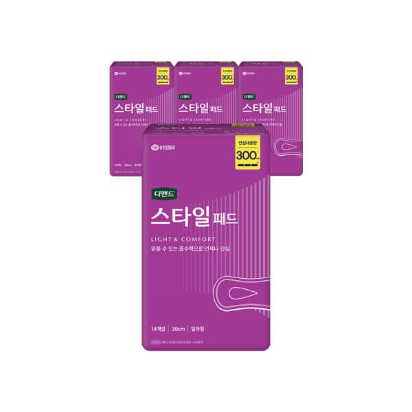 우리-i 디펜드 스타일 패드 안심대용량 14p x4팩