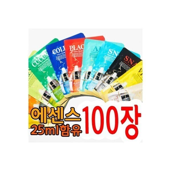 올레이디 이켈 에센스 마스크팩 25mlx100장 25종류 - 최저가 24,900원