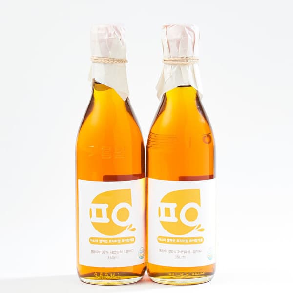 The맑음참기름 더맑음 저온압착 퓨어참기름 350ml 2병 세트