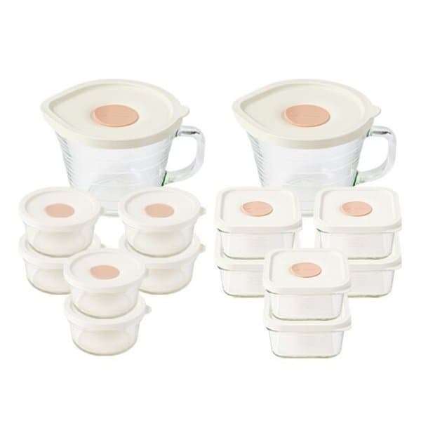 GS_SHOP_TV 글라스락 렌지쿡 햇밥용기 6개 + 큰햇밥용기 6개 + 계란찜용기 2개 - 최저가 59,800원