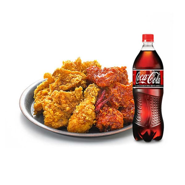 쿠프마케팅 (또래오래) 갈릭반+핫양념반+콜라1.25L - 최저가 22,540원