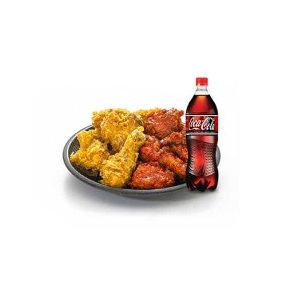 쿠프마케팅 (또래오래) 후라이드반+양념반+콜라1.25L - 최저가 22,050원