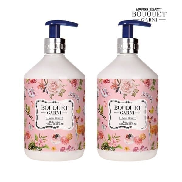 신세계몰 부케가르니 딥 퍼퓸 모이스처 바디로션 화이트머스크향 520ml x2개