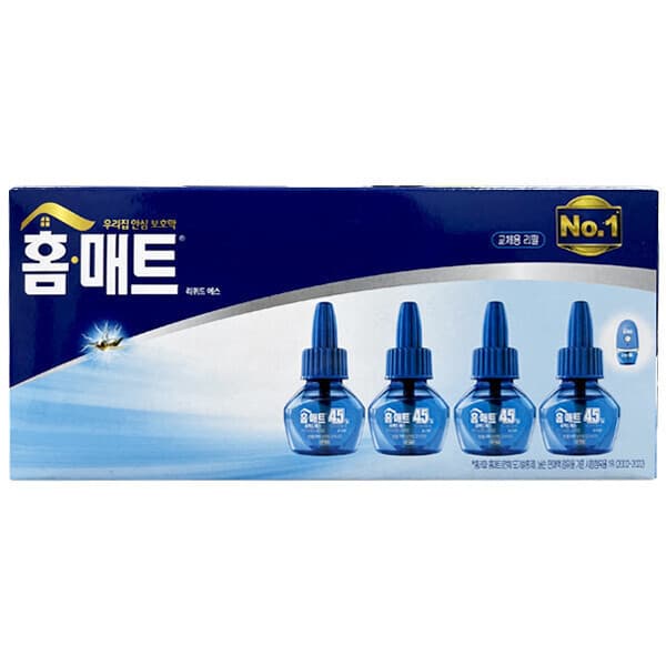 lSH마켓l 헨켈 홈매트 리퀴드 리필 45일x4개입