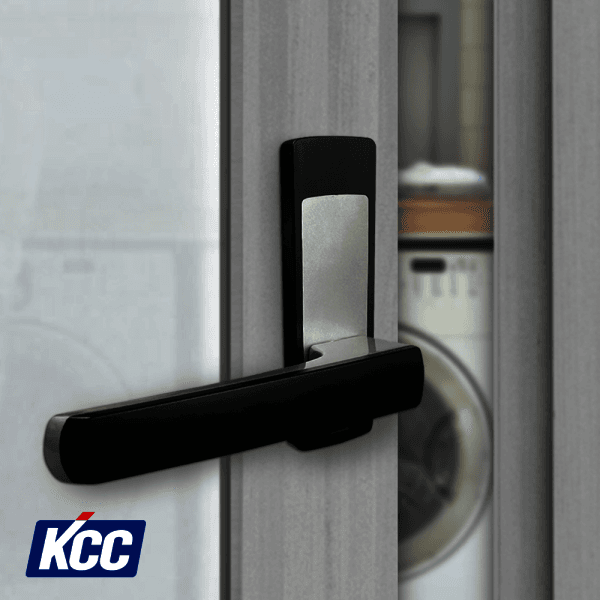 창호잠금장치클락 KCC 터닝도어 블랙 R-구형 130용 - 최저가 53,900원