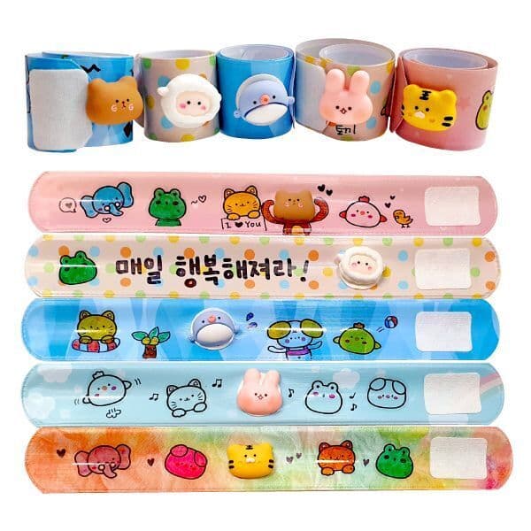 롯데아이몰 교보문고 피오피스토리 동물 썸머패치 팔찌 만들기 5인용 - 최저가 7,500원