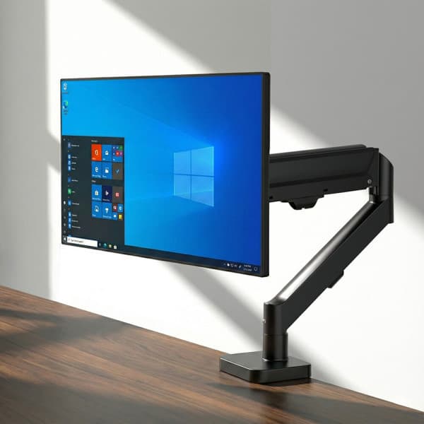 월드넷코리아 lcd pdp 싱글모니터암 고중량 스탠드 풀모션 가스스프링 GS1-1032BW - 최저가 32,000원