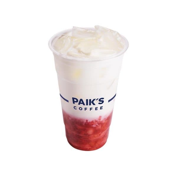 쿠프마케팅 (빽다방) 딸기라떼(ICED) - 최저가 3,760원
