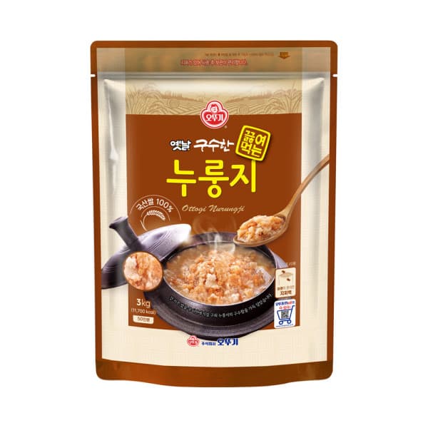 오뚜기스타배송 오뚜기 옛날구수한끓여먹는누룽지 3KG