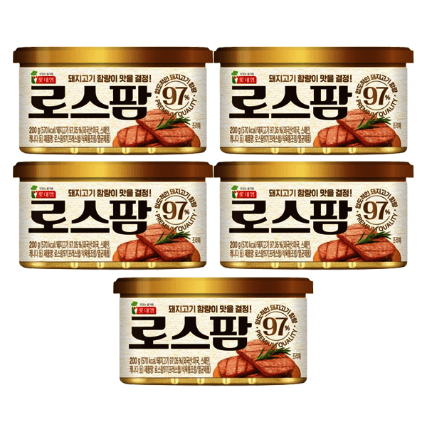 롯데푸드-스타배송 로스팜97 200g 5캔