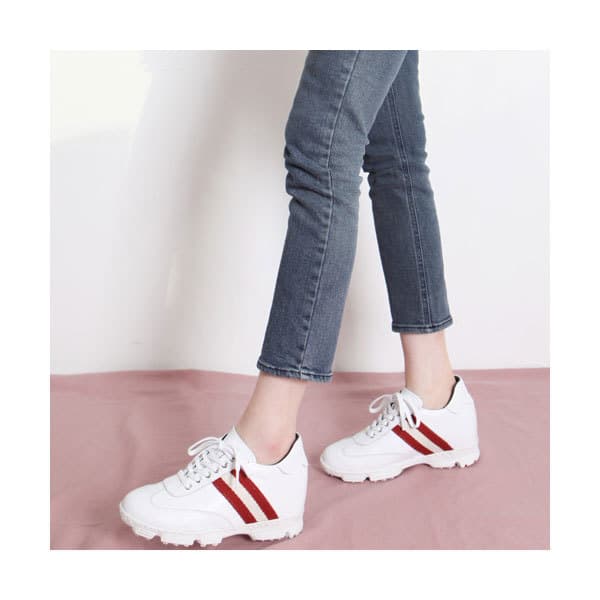 티투알 T2R 8cm키높이 골프화 로즈 W215 화이트/블랙 - 최저가 139,000원