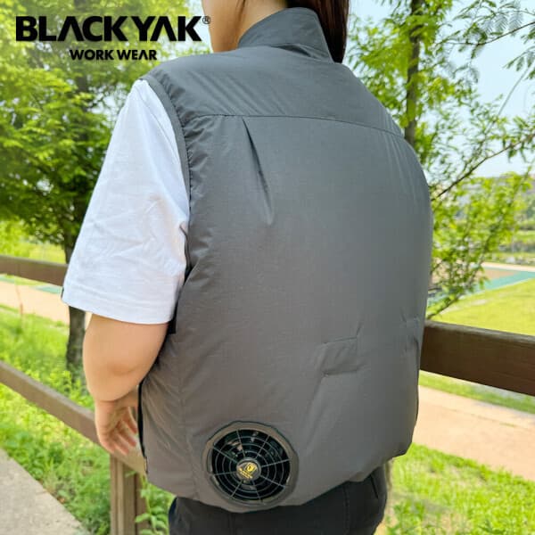 밀리엔 블랙야크 선풍기조끼 냉풍조끼 남성