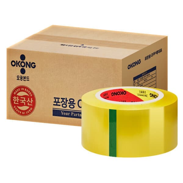 유한몰 오공 박스테이프 중포장 80m 40개 투명