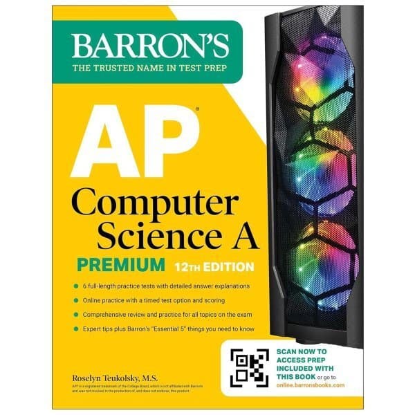 예스24도서 AP Computer Science A Premium 12th Edition Prep Book with 6 Practice Tests - 최저가 38,880원
