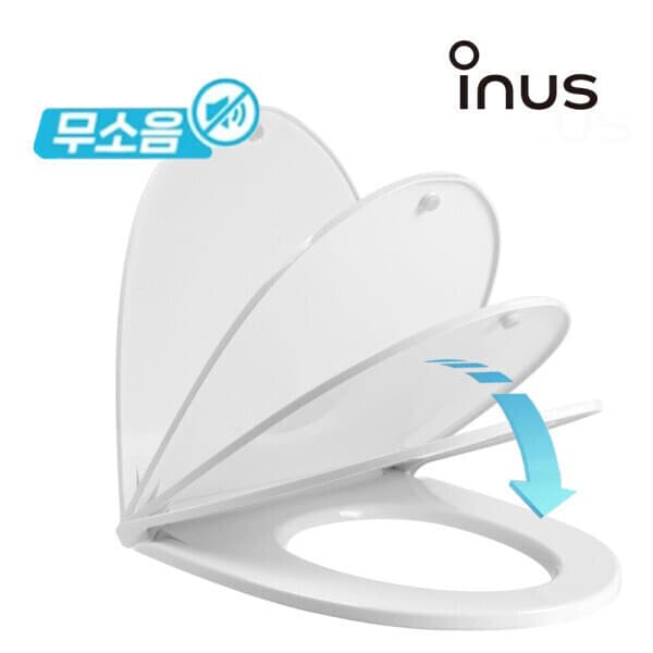 삼홍유스파 이누스 변기시트 커버 ISE705 댐퍼형 상부체결 무소음