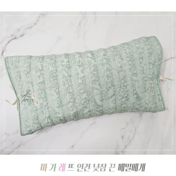 공간을꾸미는시간 마가레뜨 인견 메밀 베개 - 최저가 29,000원