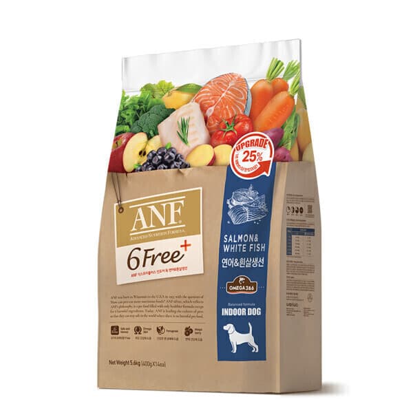 이리온MALL ANF 식스프리플러스 인도어 독 연어흰살생선 5.6kg - 최저가 67,900원