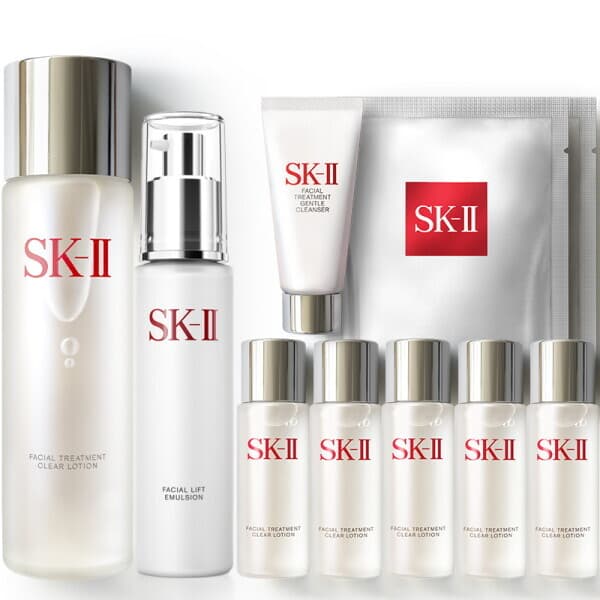 롯데백화점2관 SK2 클리어로션 230ml 페이셜 리프트 에멀젼 100g 세트
