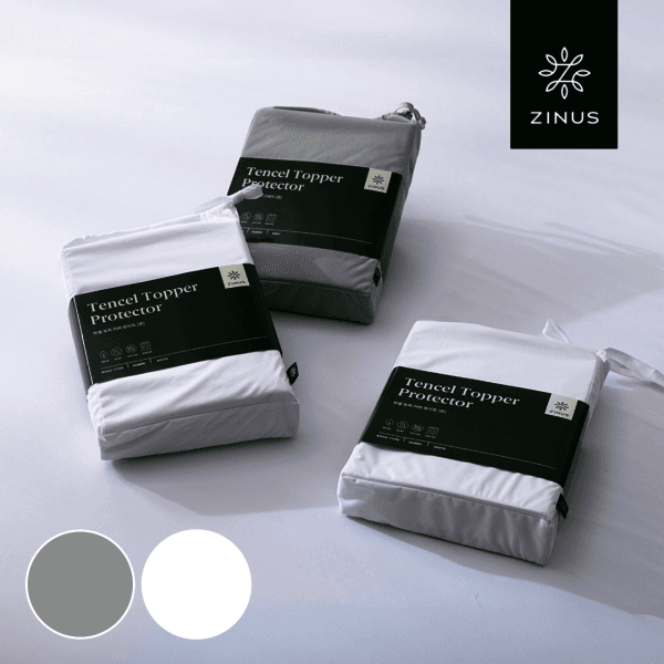 ZINUS 텐셀 토퍼 방수 커버 2colors (S/SS/Q/K/LK) - 최저가 19,900원