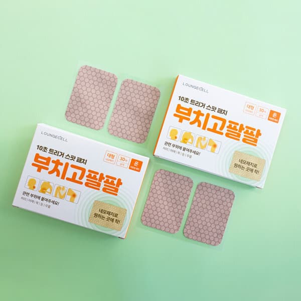 유니크오브제 라운지셀 부치고팔팔 사각패치 30매 2박스 - 최저가 12,900원