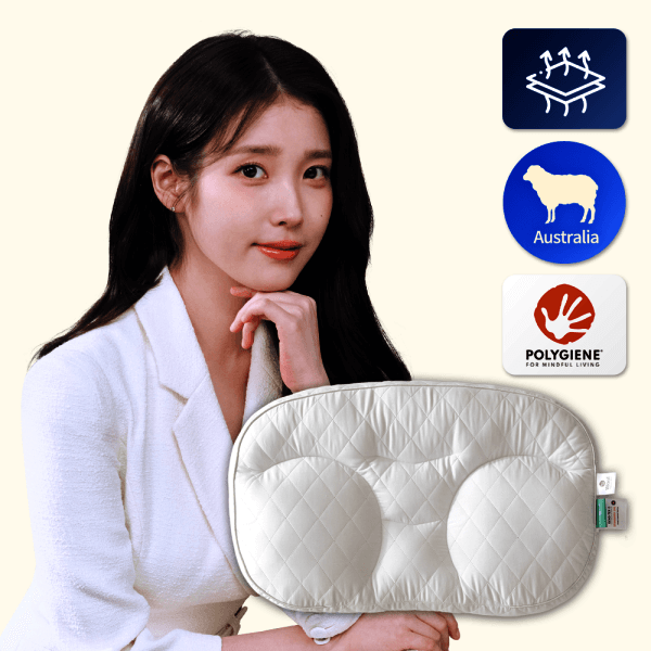 슬립앤슬립 슬립앤슬립 아이유 깊은잠베개 경추 양모베개