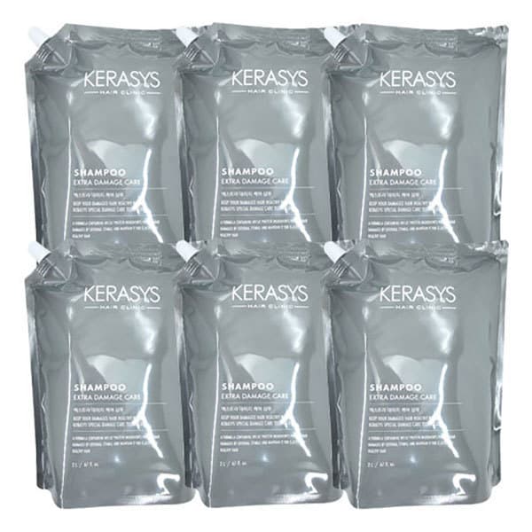옐로팩토리 케라시스 엑스트라 데미지케어 샴푸 리필 2000ml x 6개