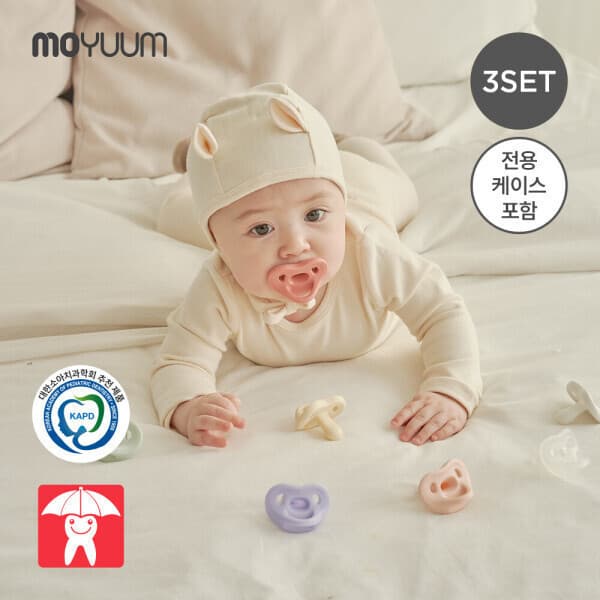 모윰 모윰 올실리콘 마카롱 쪽쪽이 3개세트