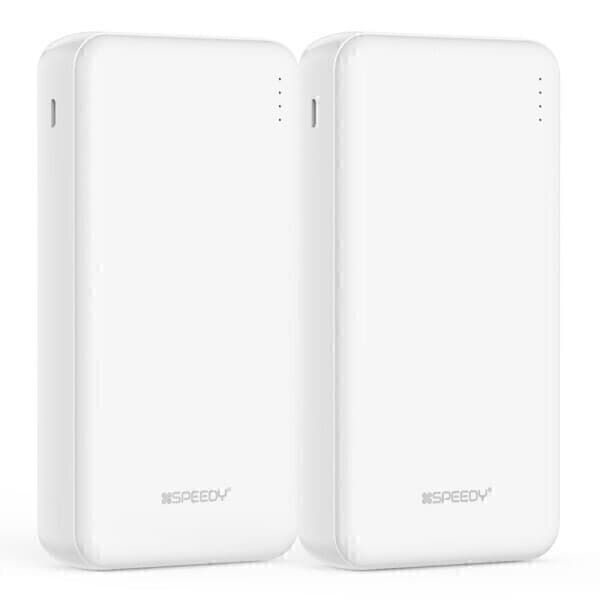 밸류엠 스피디 슬림 듀얼 보조배터리 20000mAh C타입케이블 젠더 - 최저가 29,900원