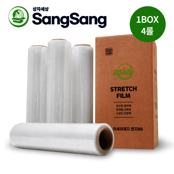 아세아상자세상 아세아 상자세상 스트레치필름 18micX500mmX350m 4개 투명 - 최저가 55,500원