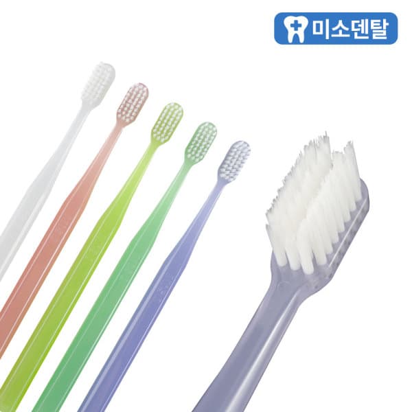 미소덴탈본사 미소덴탈 클래식 교정칫솔 V컷 슬림모 12개