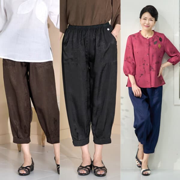 GS_SHOP 엄마옷 로즈맘 부드러운자연인견바지