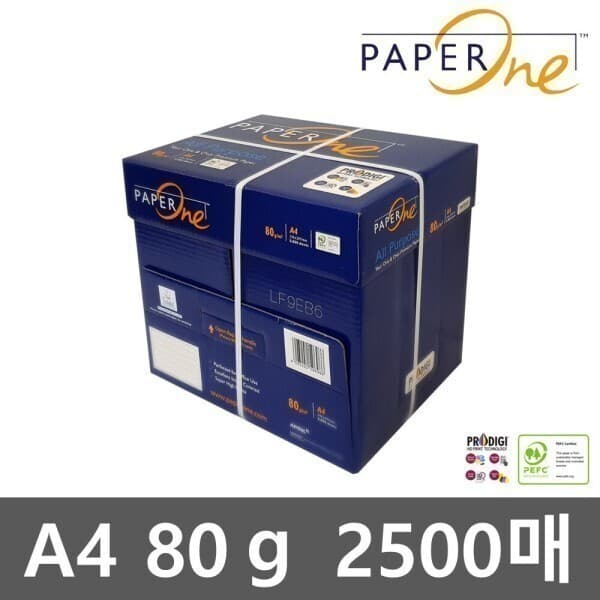 pungse 친환경 페이퍼원 A4용지 80g 2500매 - 최저가 21,700원