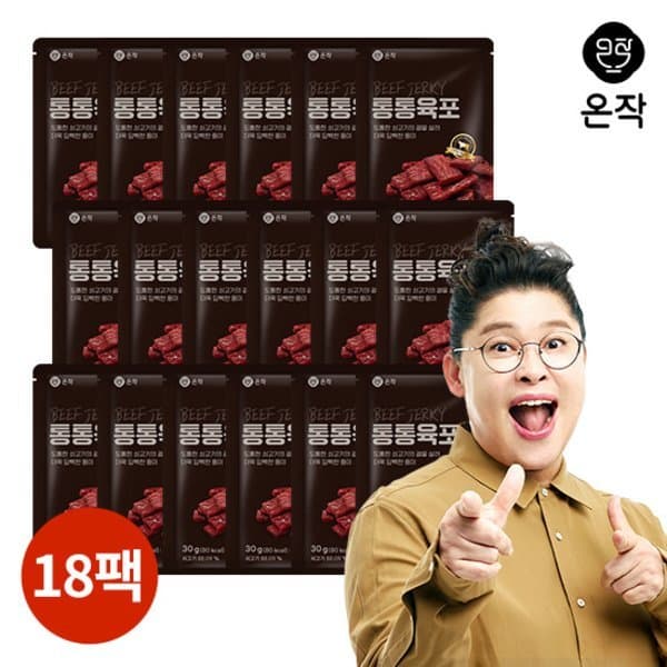 신세계몰 이영자가 선택한 온작 통통 육포 (30g x 18팩) - 최저가 40,160원
