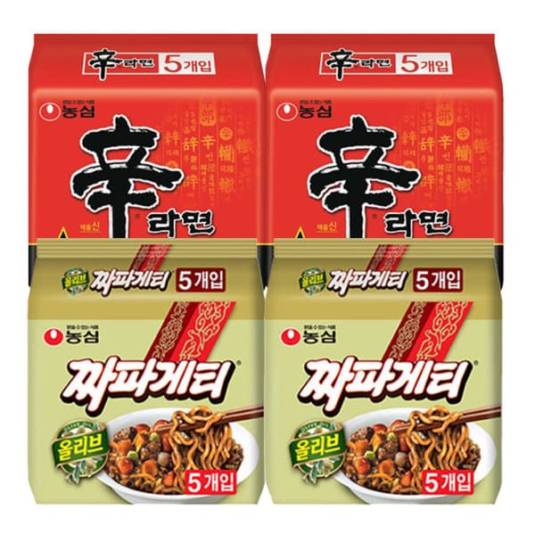 농심-스타배송 농심 신라면 10개 + 짜파게티 10개