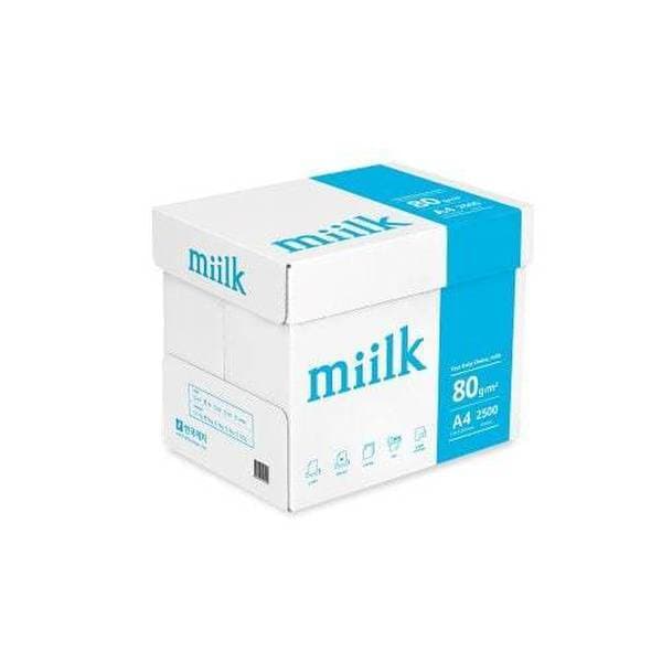 신세계몰 miilk 밀크 A4 복사용지 80g 2500매 1박스 - 최저가 20,290원