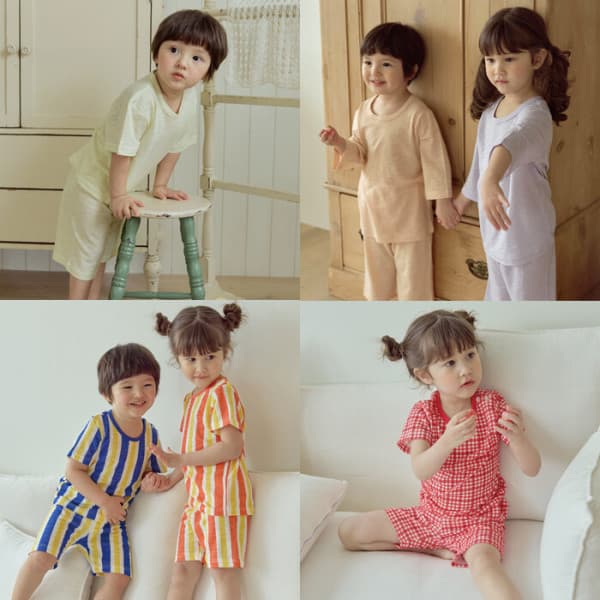 올라베이비 유아 키즈 실내복 여름 내의 잠옷 풍기인견 민소매